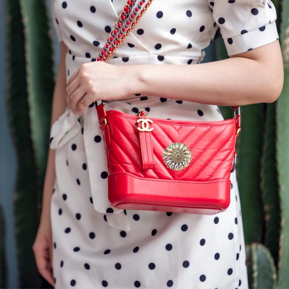 Prism Crystal Round Brooch Concho Handmade Magnetic Bag Charm - Picture 13 of 14